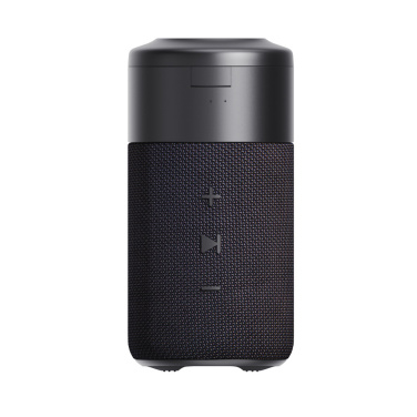 Logo trade promotional merchandise picture of: Urban Vitamin Anaheim RCS recycled 10W speaker 15W charger