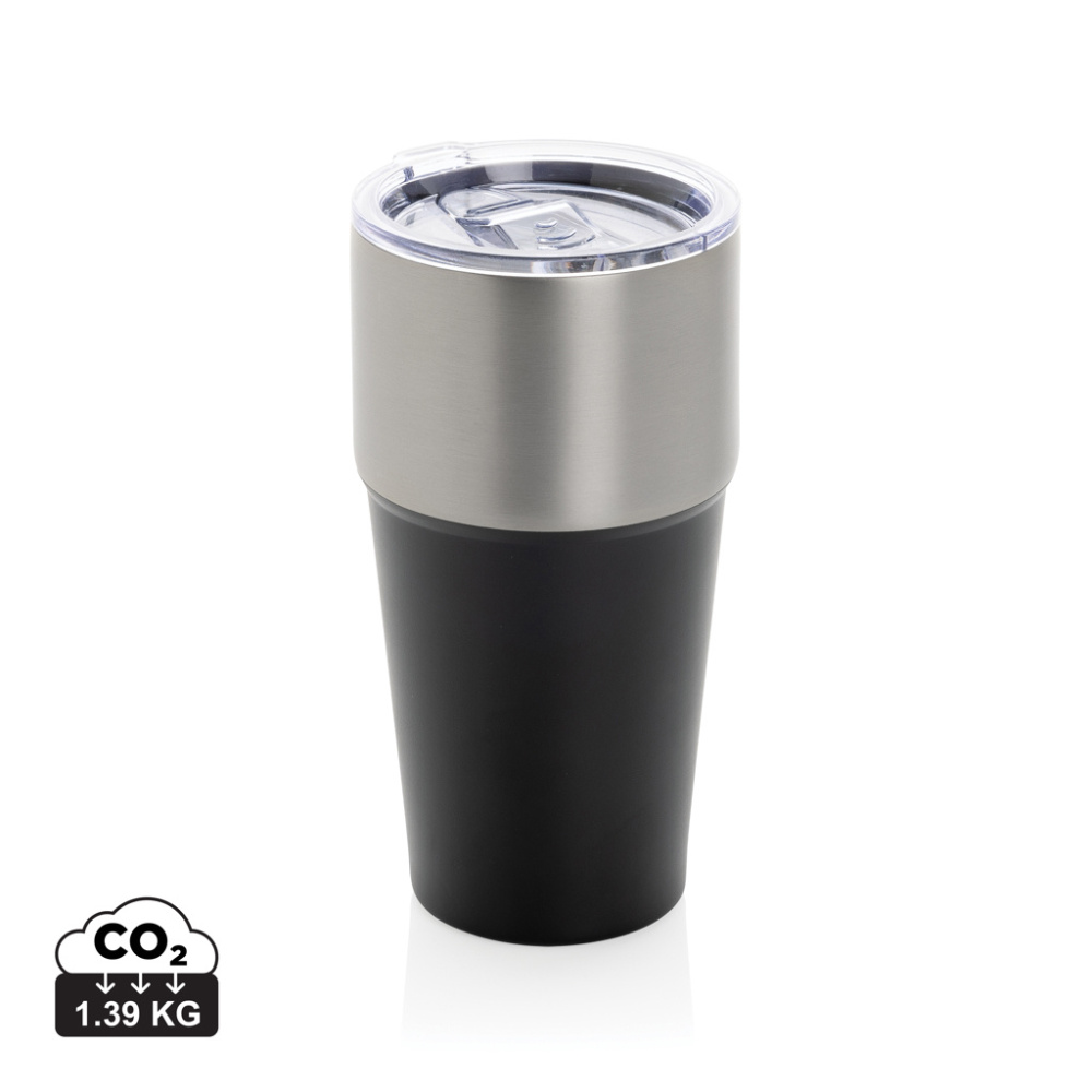 Logotrade promotional gift image of: Fluid RCS certified recycled steel tumbler 500ml