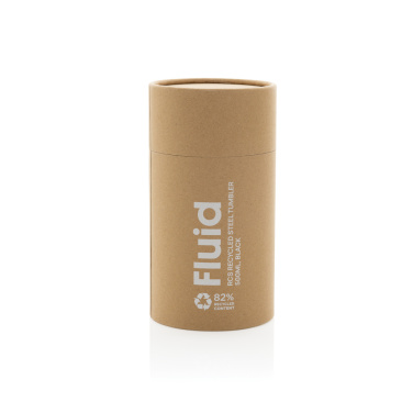 Logotrade advertising product image of: Fluid RCS certified recycled steel tumbler 500ml