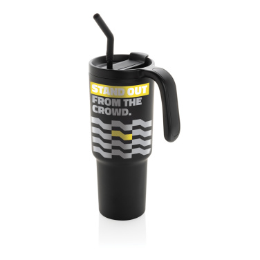 Logo trade corporate gifts image of: Graphic 360 RCS certified recycled steel tumbler 900ml