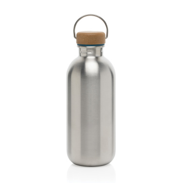 Logo trade promotional products picture of: Black+Blum Steel Water Bottle 600ml