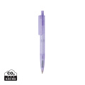 X3 GRS recycled PC plastic pen frosted, purple