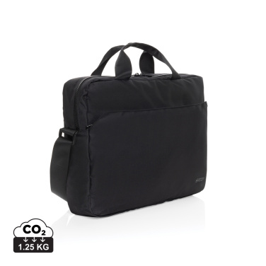 Logo trade promotional giveaway photo of: Swiss Peak Aware™ RPET Essential 15.6 inch laptop bag