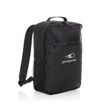 Logotrade promotional giveaway image of: Swiss Peak Aware™ RPET Essential 15.6 inch laptop backpack