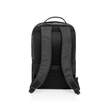 Logotrade corporate gift picture of: SP Aware™ RPET Edin 100% recycled 15.6 inch laptop backpack