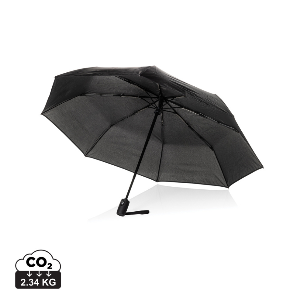 Logotrade promotional gift picture of: Swiss Peak Vito Aware™ RPET 21 inch auto open/close umbrella