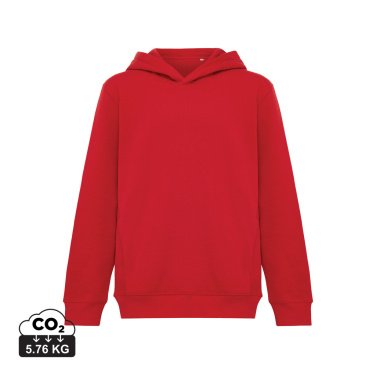 Logo trade corporate gifts picture of: Iqoniq Yengo kids recycled cotton hoodie with sidepockets