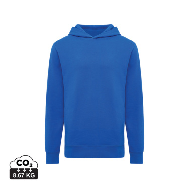 Logo trade promotional merchandise photo of: Iqoniq Yengo recycled cotton hoodie with sidepockets