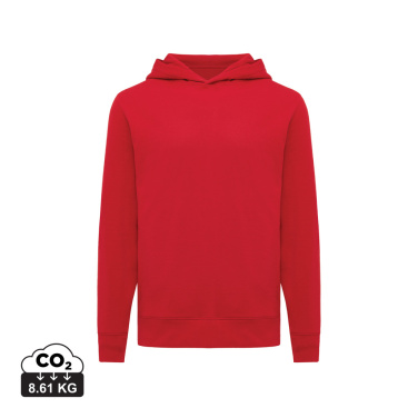 Logo trade promotional merchandise photo of: Iqoniq Yengo recycled cotton hoodie with sidepockets