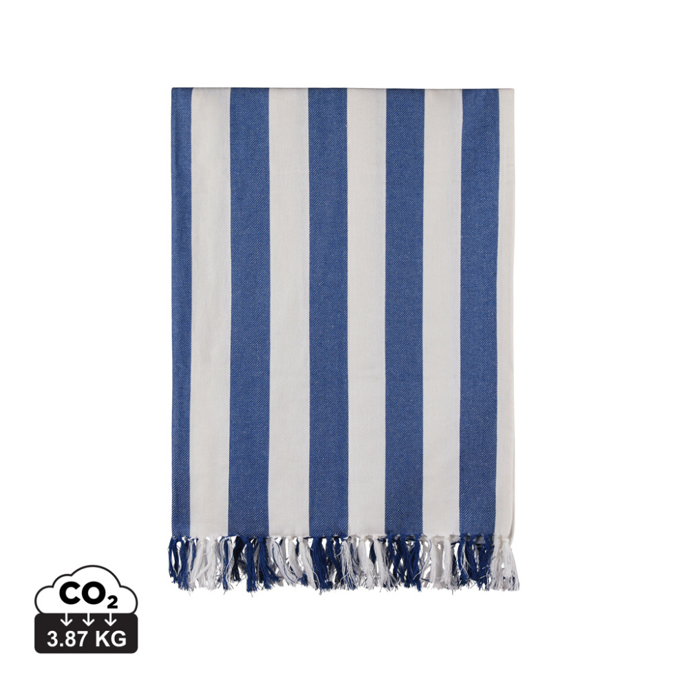 Logotrade promotional merchandise image of: VINGA Ornos GRS recycled cotton hammam towel