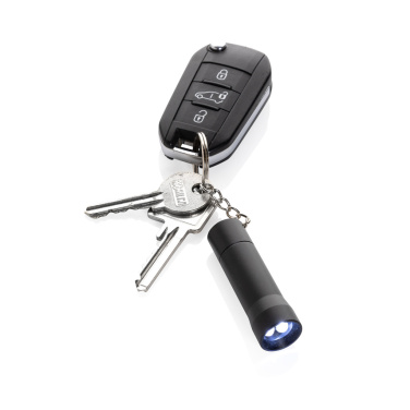 Logo trade promotional item photo of: Flash RCS recycled aluminium keychain torch