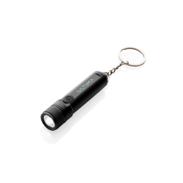 Logo trade promotional products image of: Gear X rechargeable ultra bright keychain torch