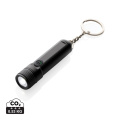 Gear X rechargeable ultra bright keychain torch, black