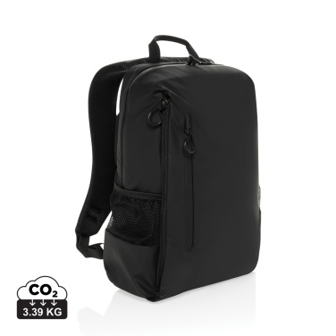 Logo trade promotional merchandise image of: Lima Aware™ RPET water resistant 15.6 laptop backpack