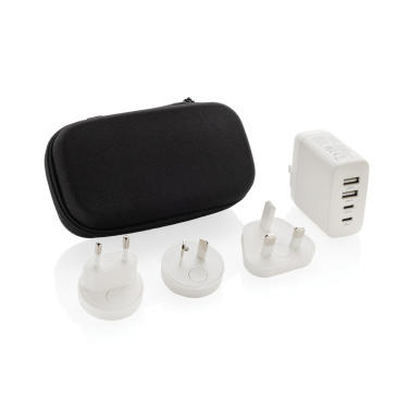 Logo trade promotional products picture of: TravelCharge Pro RCS rplastic travel charger with USB C