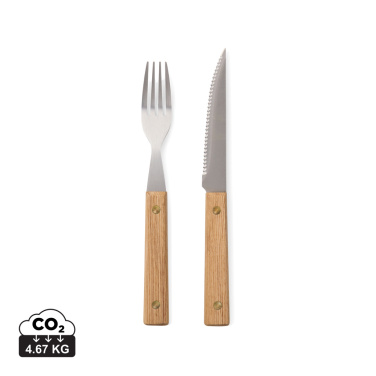 Logotrade promotional item picture of: VINGA Paso 8 pcs bbq cutlery set