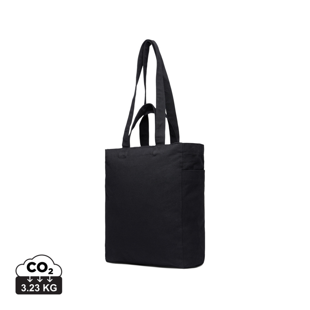 Logotrade promotional merchandise picture of: VINGA Hilo AWARE™ recycled canvas zip tote