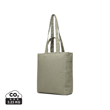 Logotrade business gift image of: VINGA Hilo AWARE™ recycled canvas zip tote