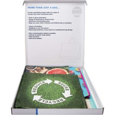 Logotrade promotional item picture of: Laminated totes sample box