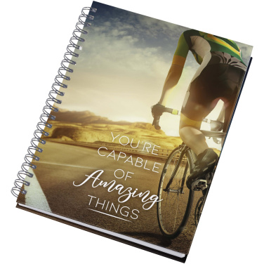 Logotrade advertising products photo of: Desk-Mate® A5 hard cover undated diary