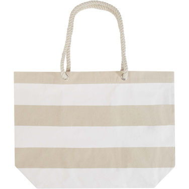 Logo trade promotional product photo of: Florida 270 g/m² GRS recycled beach tote bag 18L