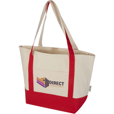 Logo trade advertising products picture of: Sam 320 g/m² GRS recycled cotton tote bag