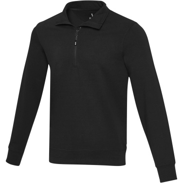 Logotrade promotional giveaway image of: Tin unisex Aware™ recycled quarter zip sweater 