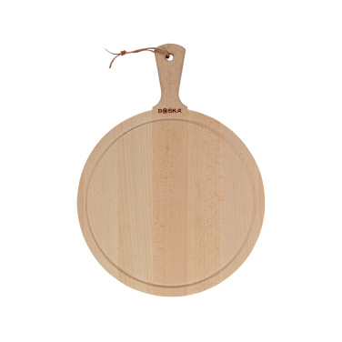 Logo trade promotional merchandise image of: BOSKA Serving Board Round Amigo L