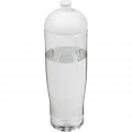 H2O Active® Tempo 700 ml kuppelkaanega spordipudel, Läbipaistev / valge