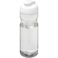 H2O Active® Base 650 ml keeratava kaanega spordipudel, Läbipaistev / valge