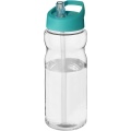 H2O Active® Base 650 ml tilaga kaanega spordipudel, Läbipaistev / Aqua sinine