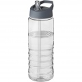 H2O Active® Treble 750 ml tilaga kaanega spordipudel, Läbipaistev / Tormihall