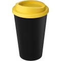 Americano® Eco 350 ml taaskasutatud trummel, Täpselt must/kollane