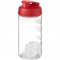 H2O Active® Bop 500 ml shakeri pudel, Punane / läbipaistev