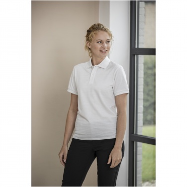 Logo trade firmakingituse pilt: Emerald lühikeste varrukatega unisex Aware™ taaskasutatud polo