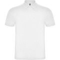 Austral lühikeste varrukatega unisex polo, Valge