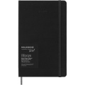 Moleskine 12 kuu L nädalane Smart Planner, Täiesti must