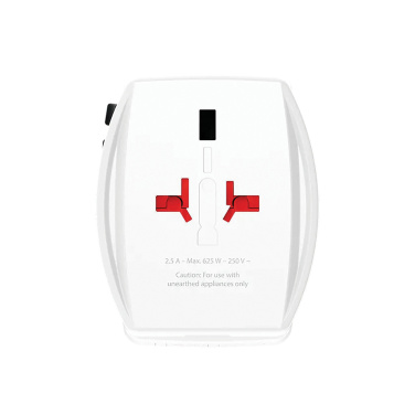 Logotrade reklaamkingituse foto: SKROSS World Travel Adapter MUV 65W PD USB C kaabliga