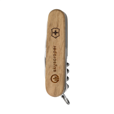 Logotrade reklaamtoote foto: Victorinox Huntsman Puidust taskunuga