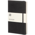 Moleskine Classic L -muistikirja, kovakantinen - pisteviivoitettu, Tasainen musta