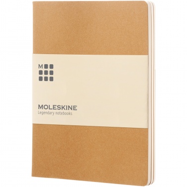 Logo trade liikelahja mainoslahja tuotekuva: Moleskine Cahier Journal-muistivihko, XL-koko - tavallinen