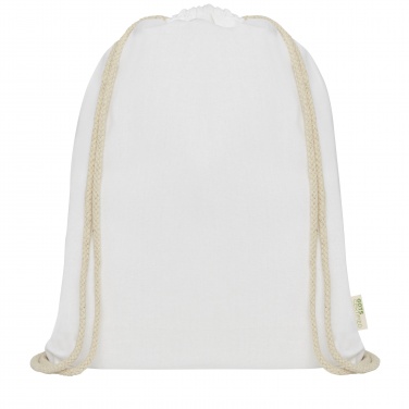 Logo trade mainoslahjat ja liikelahjat kuva: Orissa 100 g/m² organic cotton drawstring bag 5L