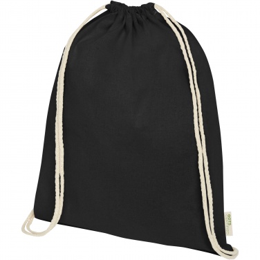 Logo trade liikelahjat mainoslahjat kuva: Orissa 100 g/m² organic cotton drawstring bag 5L