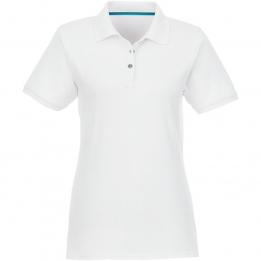 Logotrade mainoslahjat kuva: Beryl short sleeve women's organic recycled polo