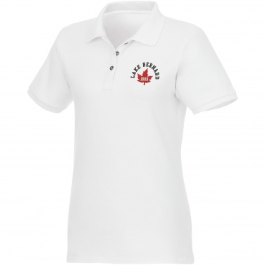 Logotrade mainostuotet kuva: Beryl short sleeve women's organic recycled polo