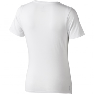 Logotrade liikelahjat kuva: Kawartha short sleeve women's organic V-neck t-shirt