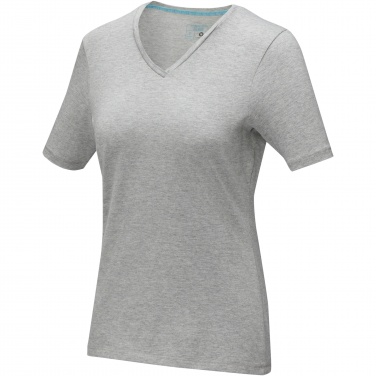 Logo trade mainostuotet tuotekuva: Kawartha short sleeve women's organic V-neck t-shirt