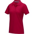 Graphite short sleeve women’s organic polo, Punainen