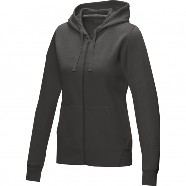 Logo trade liikelahjat tuotekuva: Ruby women’s organic recycled full zip hoodie