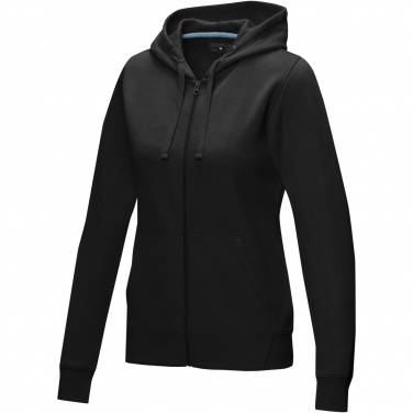 Logo trade liikelahjat mainoslahjat kuva: Ruby women’s organic recycled full zip hoodie